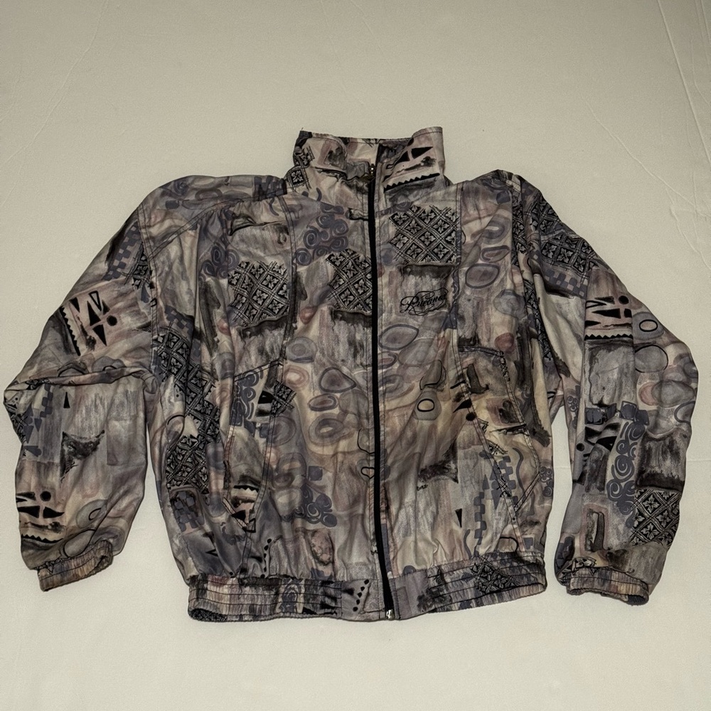 Vintage Abstract Patterned Jacket 90s late 80s